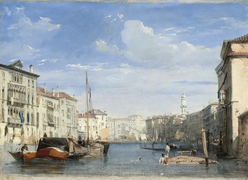 Canal Grande av Richard Parkes Bonington