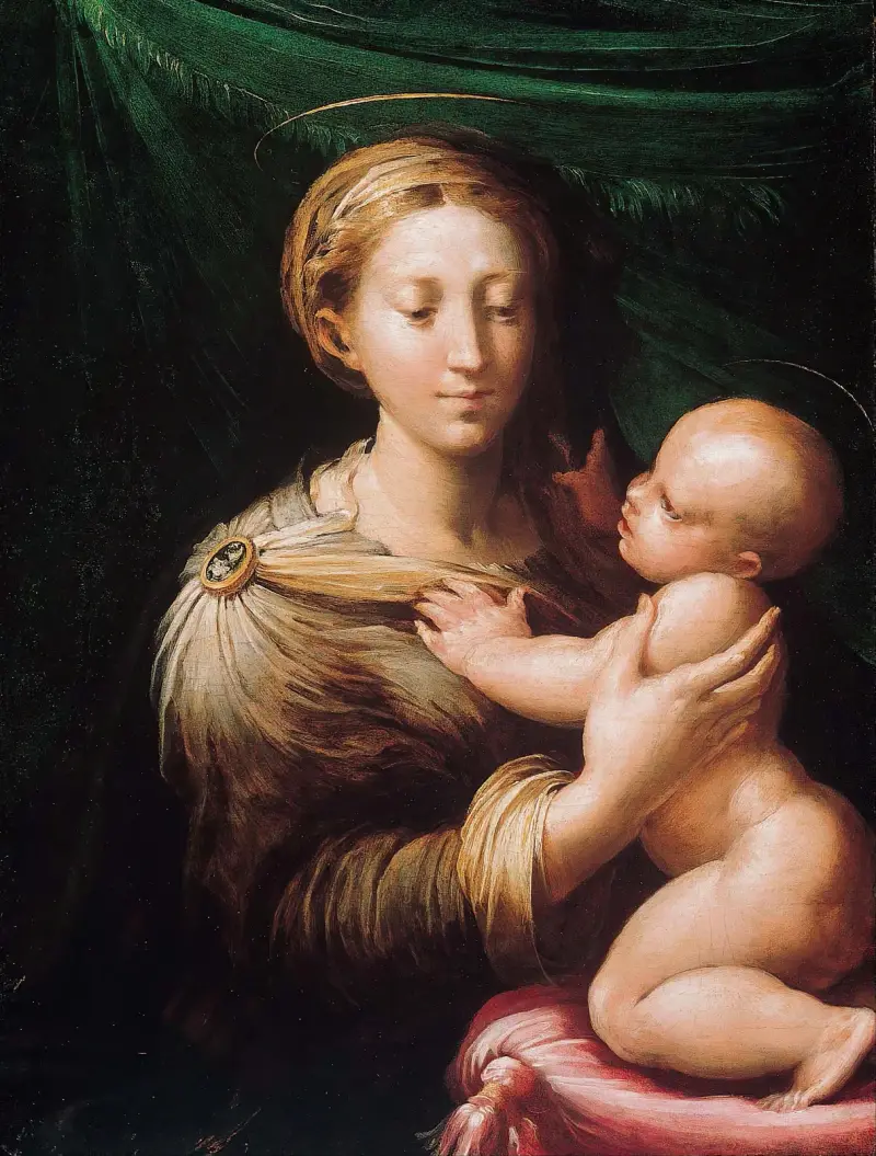 The Madonna and Child av Parmigianino