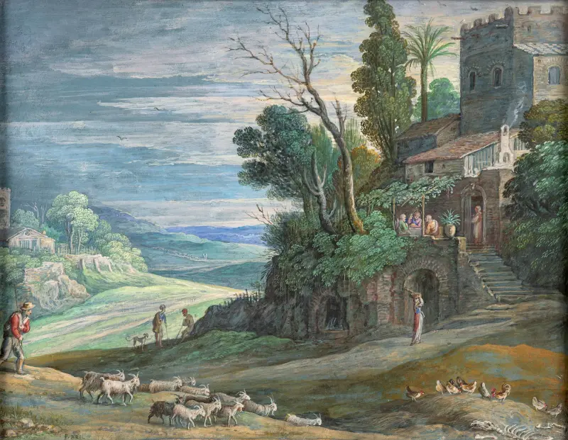 Wieczerza w Emaus, Paul Bril