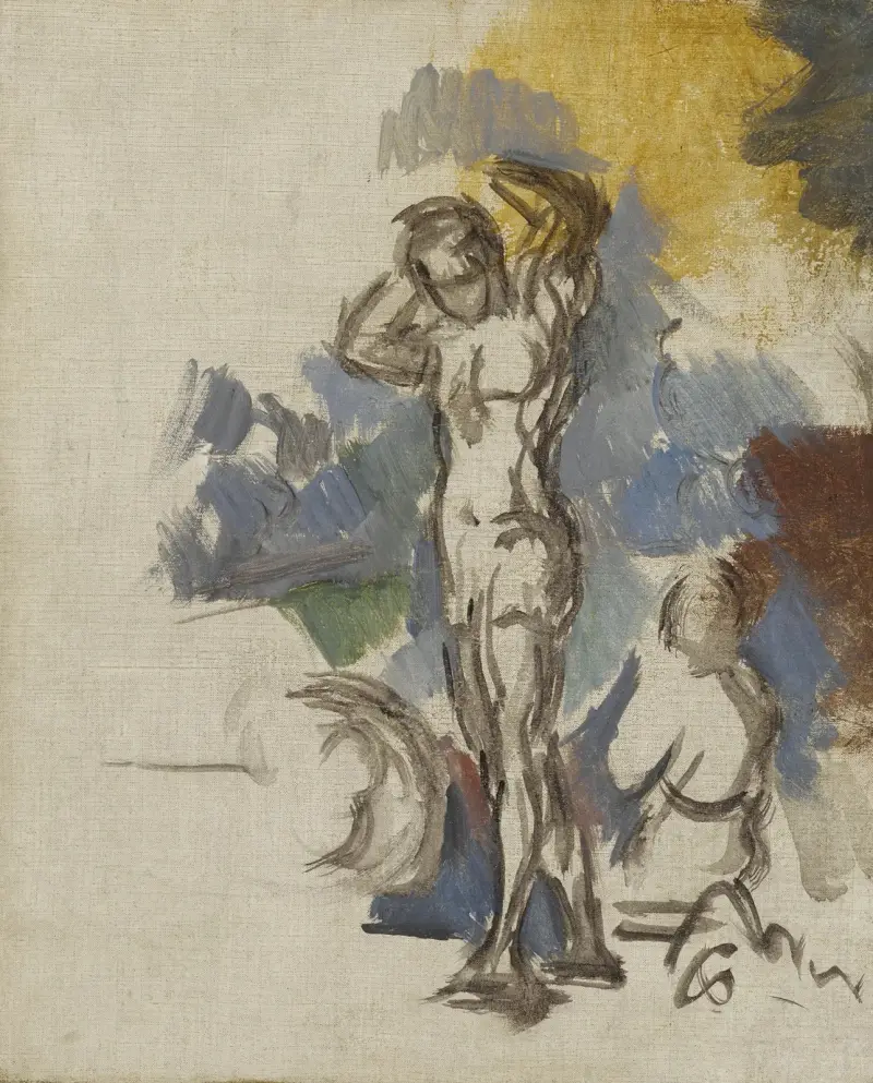 Koupající se, Paul Cézanne