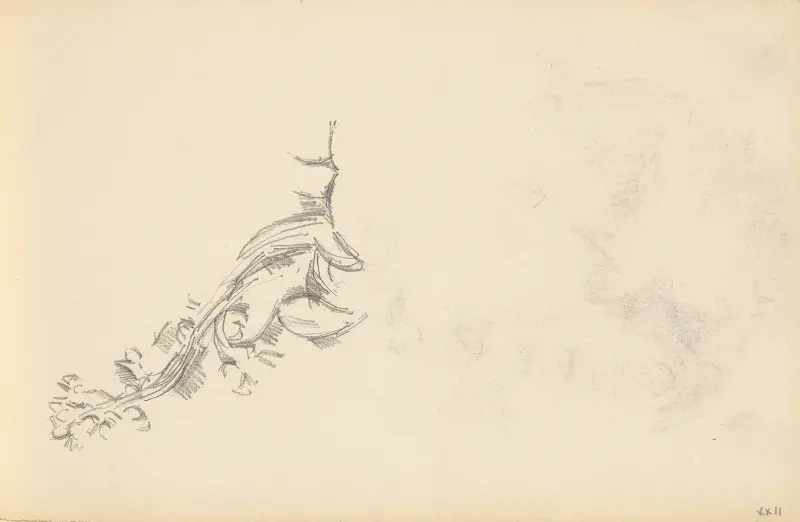 Blühender Zweig von Paul Cézanne