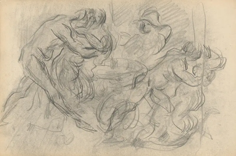 Karnevalová scéna, Paul Cézanne