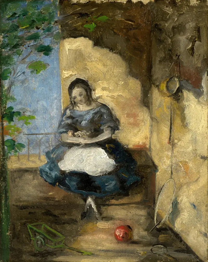 Junge Mädchen von Paul Cézanne