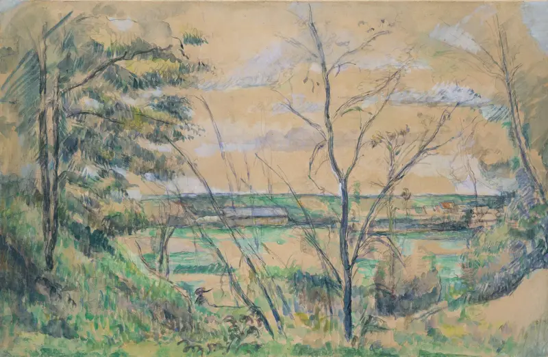 V údolí Oise, Paul Cézanne