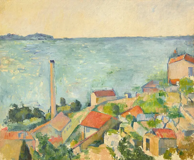 Das Meer bei L'Estaque von Paul Cézanne