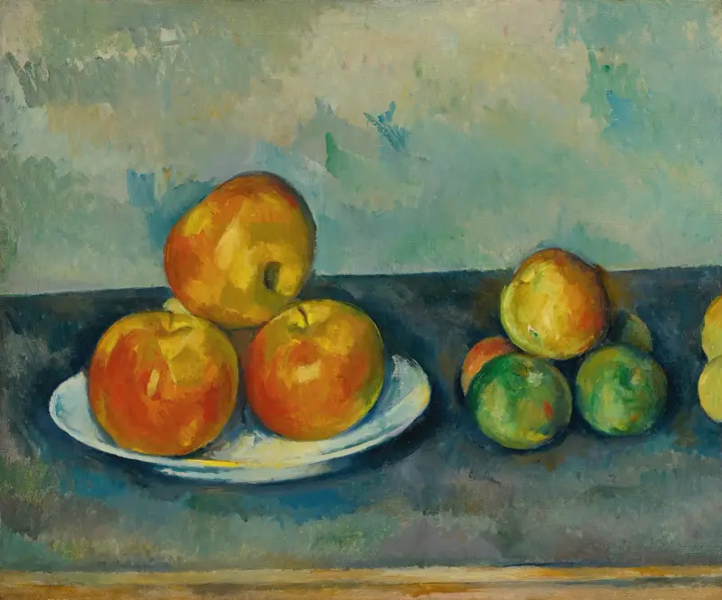 Jablka, 1889, Paul Cézanne