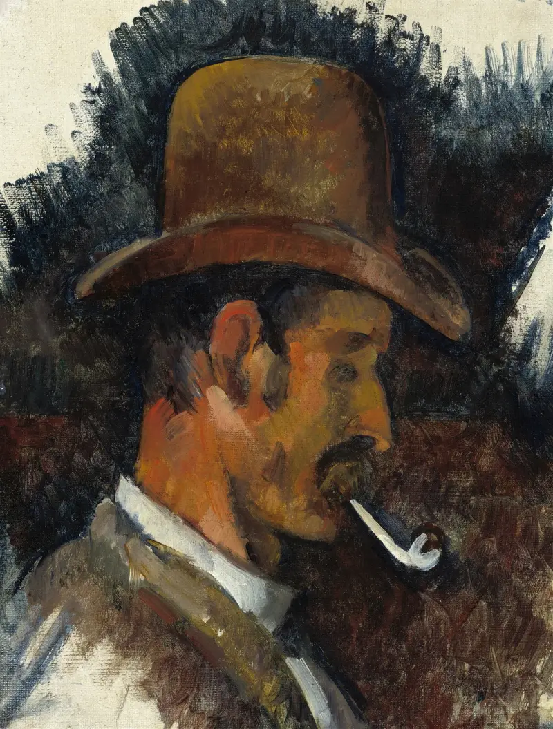 Mężczyzna z fajką, Paul Cézanne