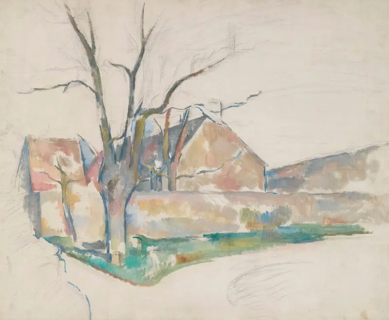 Winterlandschaft von Paul Cézanne