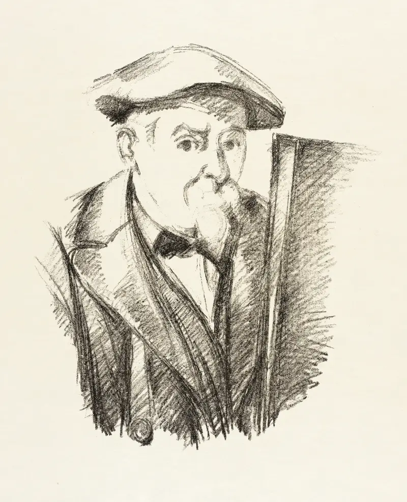 Selbstbildnis – Nr. 2 von Paul Cézanne