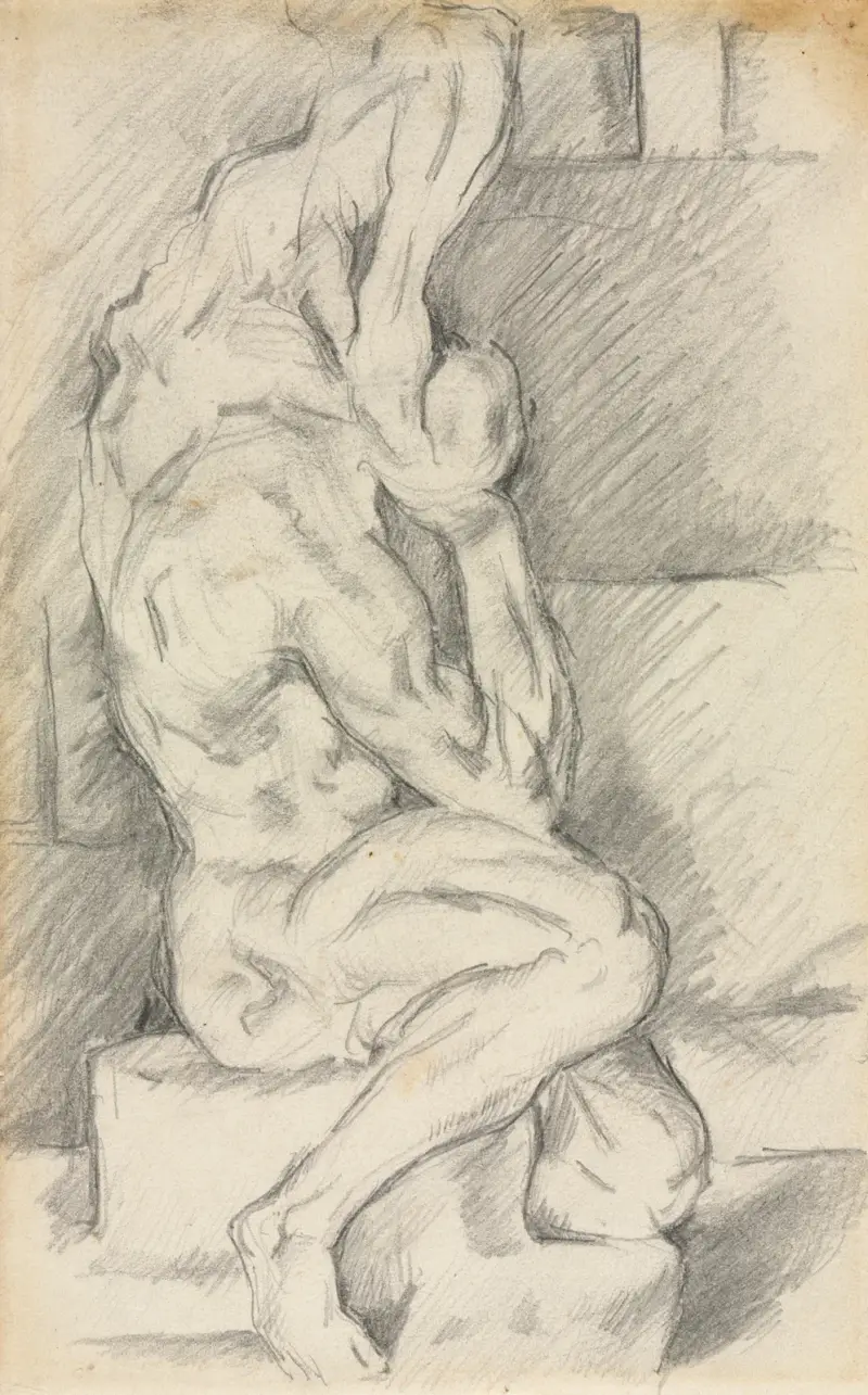 Sketch of Anatomical Sculpture (1881/84) av Paul Cézanne