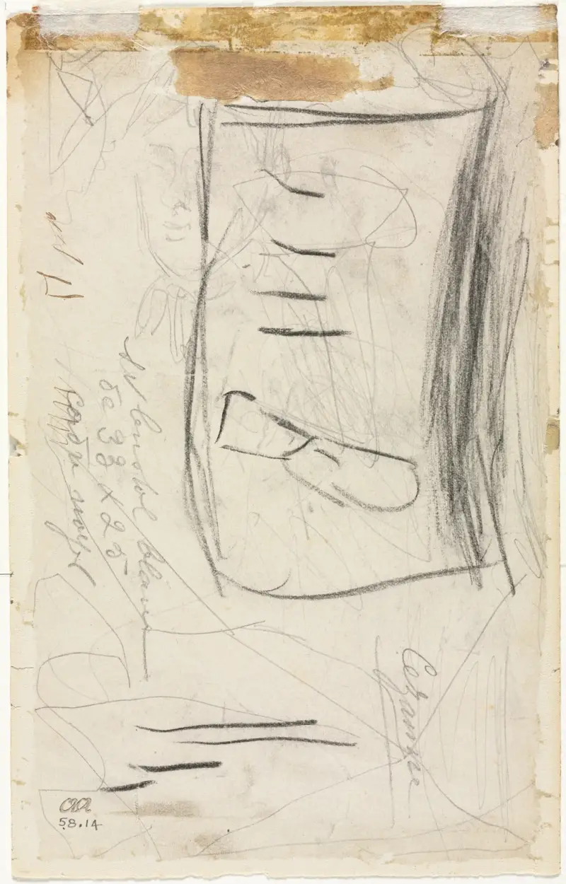 Sketch of Madame Cézanne av Paul Cézanne