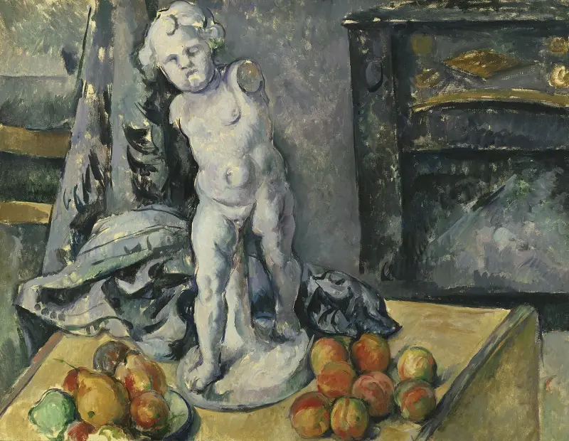 Martwa natura z gipsowym amorkiem, Paul Cézanne