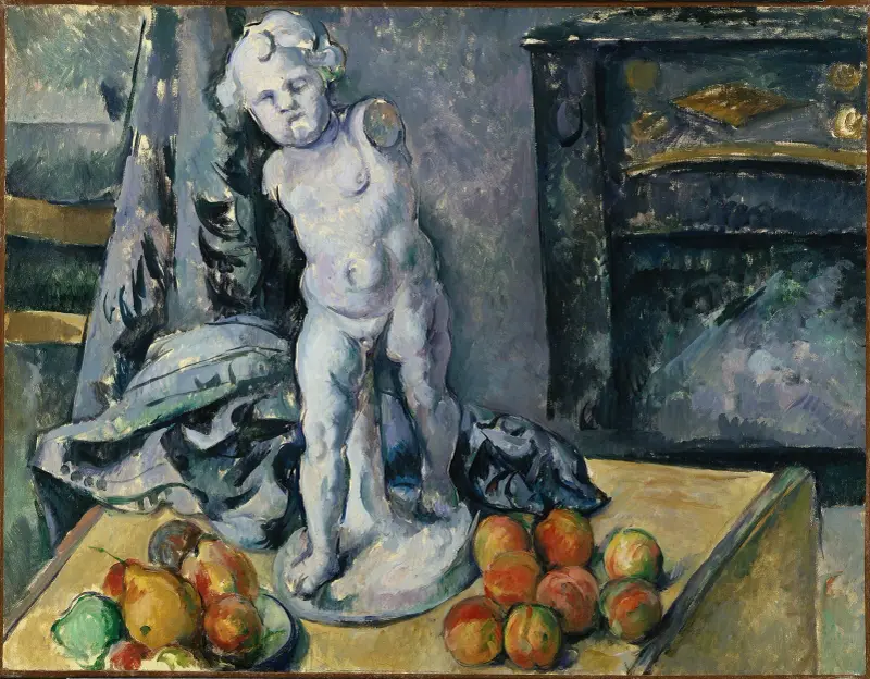 Martwa natura ze statuetką, Paul Cézanne
