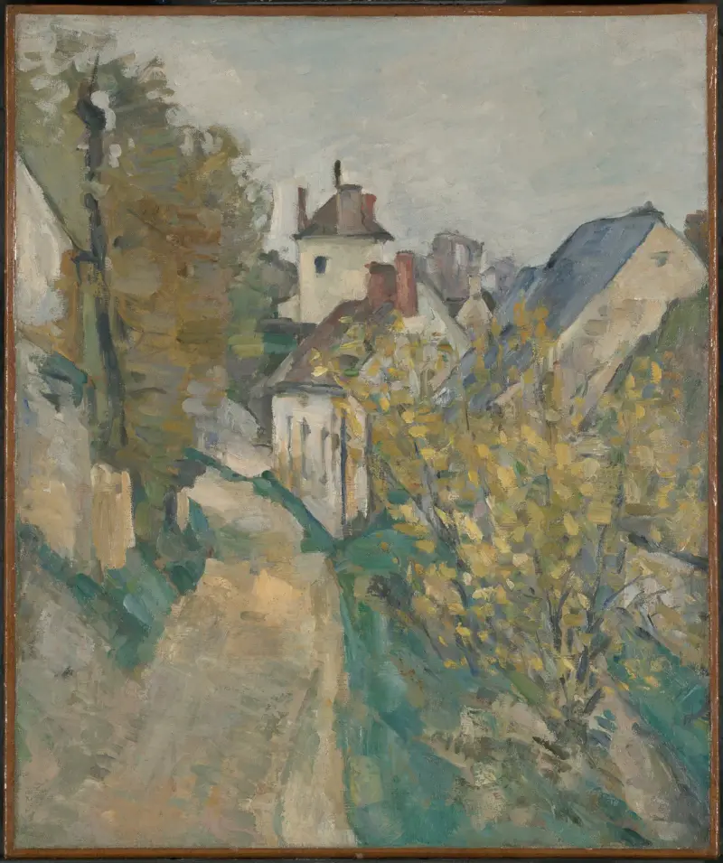 The House of Dr. Gachet in Auvers-sur-Oise av Paul Cézanne