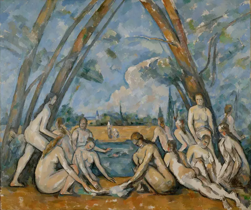 Velké koupající se, Paul Cézanne