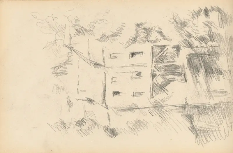 Die Mühle von Paul Cézanne