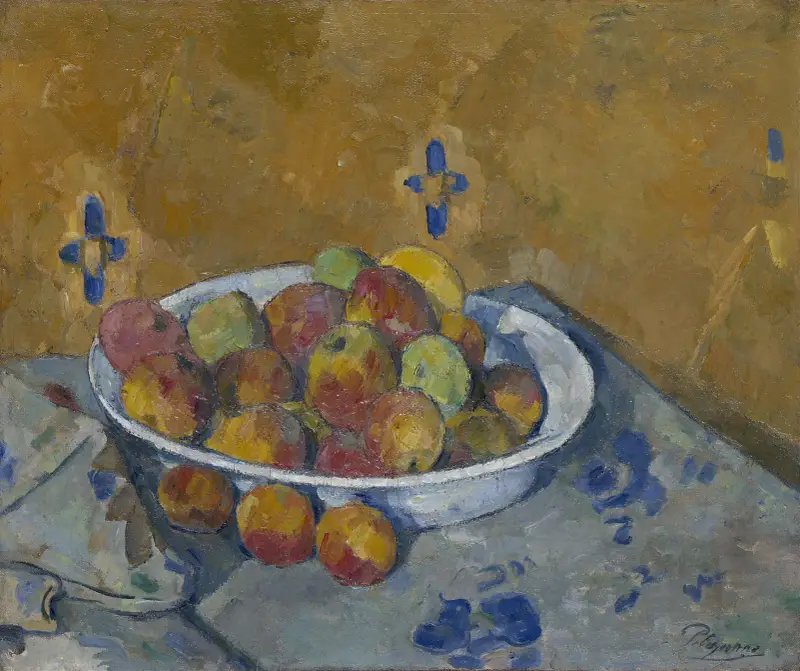 The Plate of Apples av Paul Cézanne