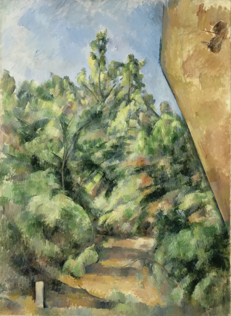 Červená skála, Paul Cézanne