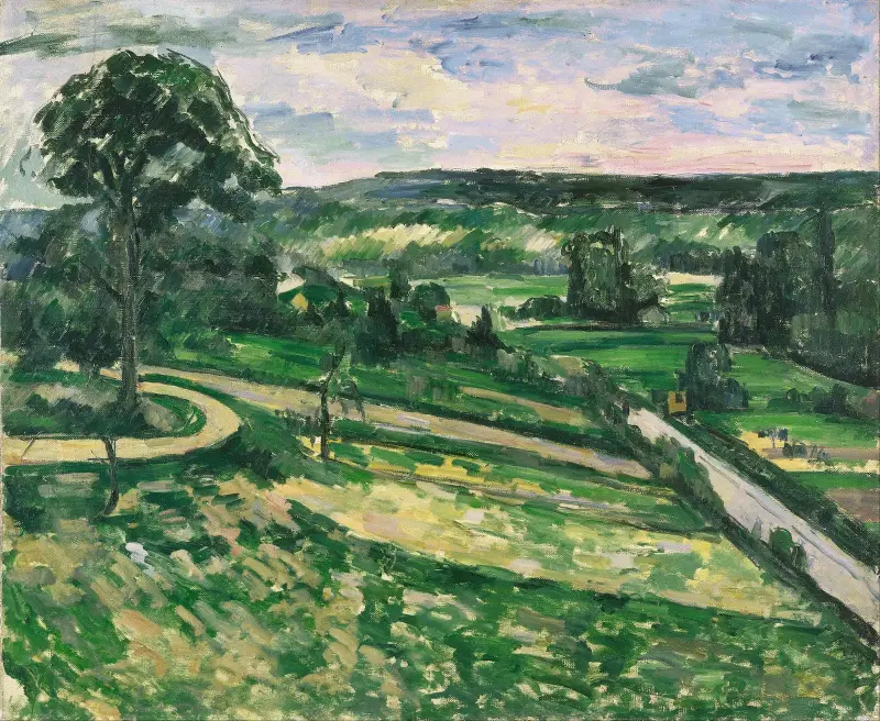 Strom u zatáčky, Paul Cézanne