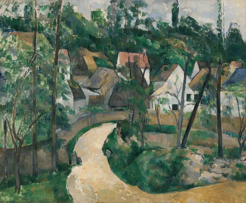Wegkurve von Paul Cézanne