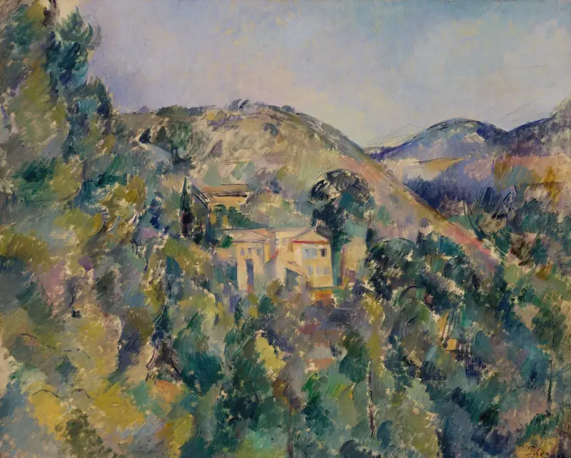View of the Domaine Saint-Joseph av Paul Cézanne