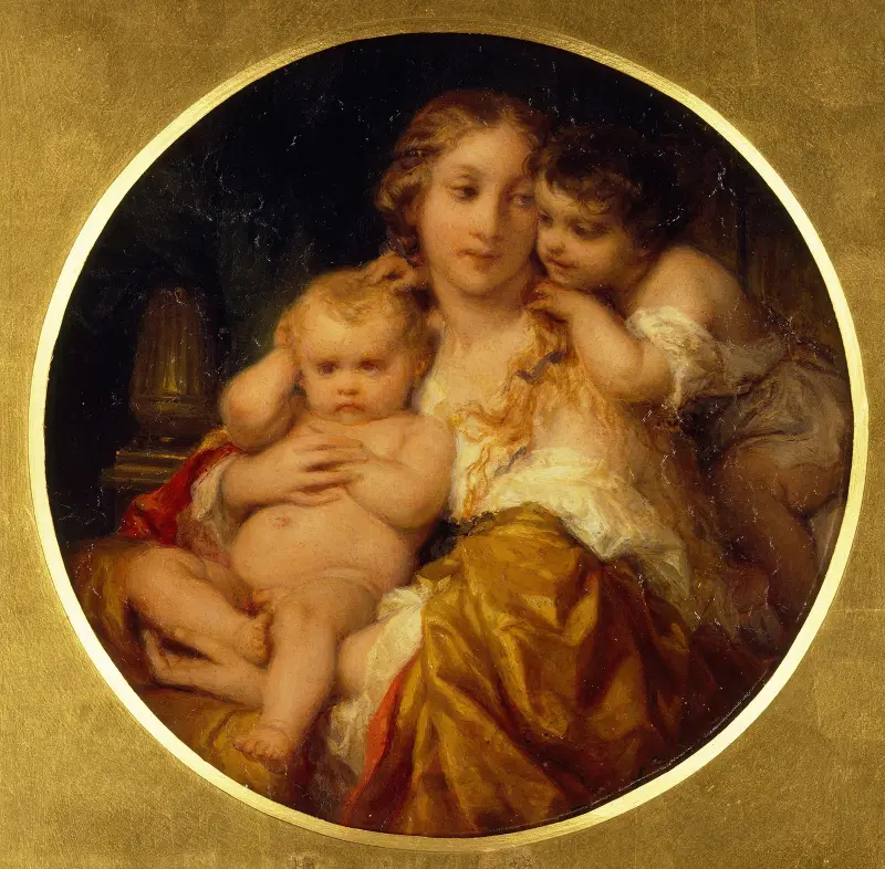 Mother and Children av Paul Delaroche