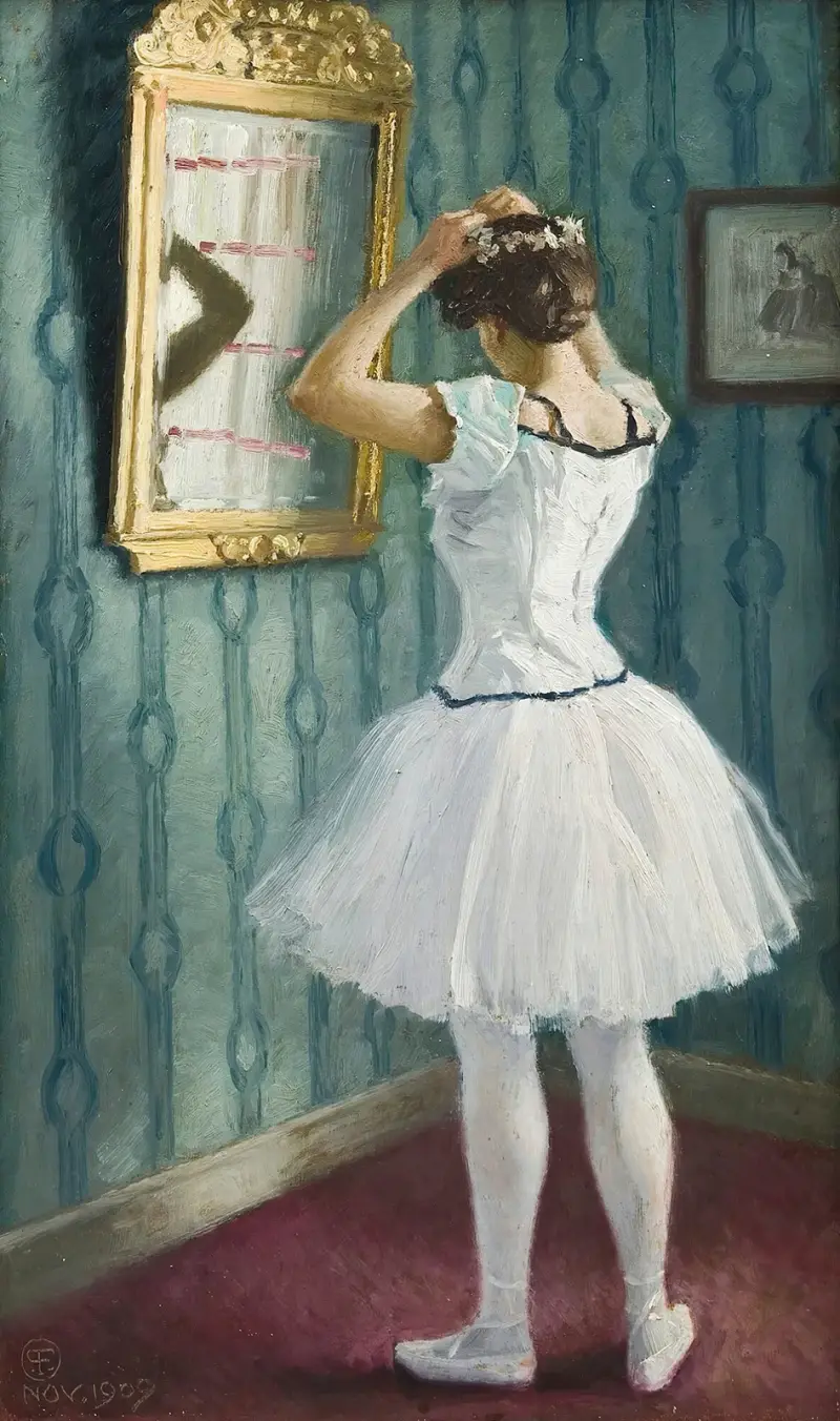 Przygotowania do baletu, Paul Fischer