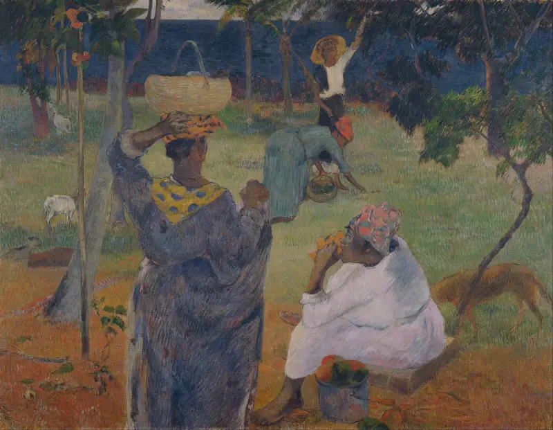 Wśród drzew mangowych na Martynice, Paul Gauguin