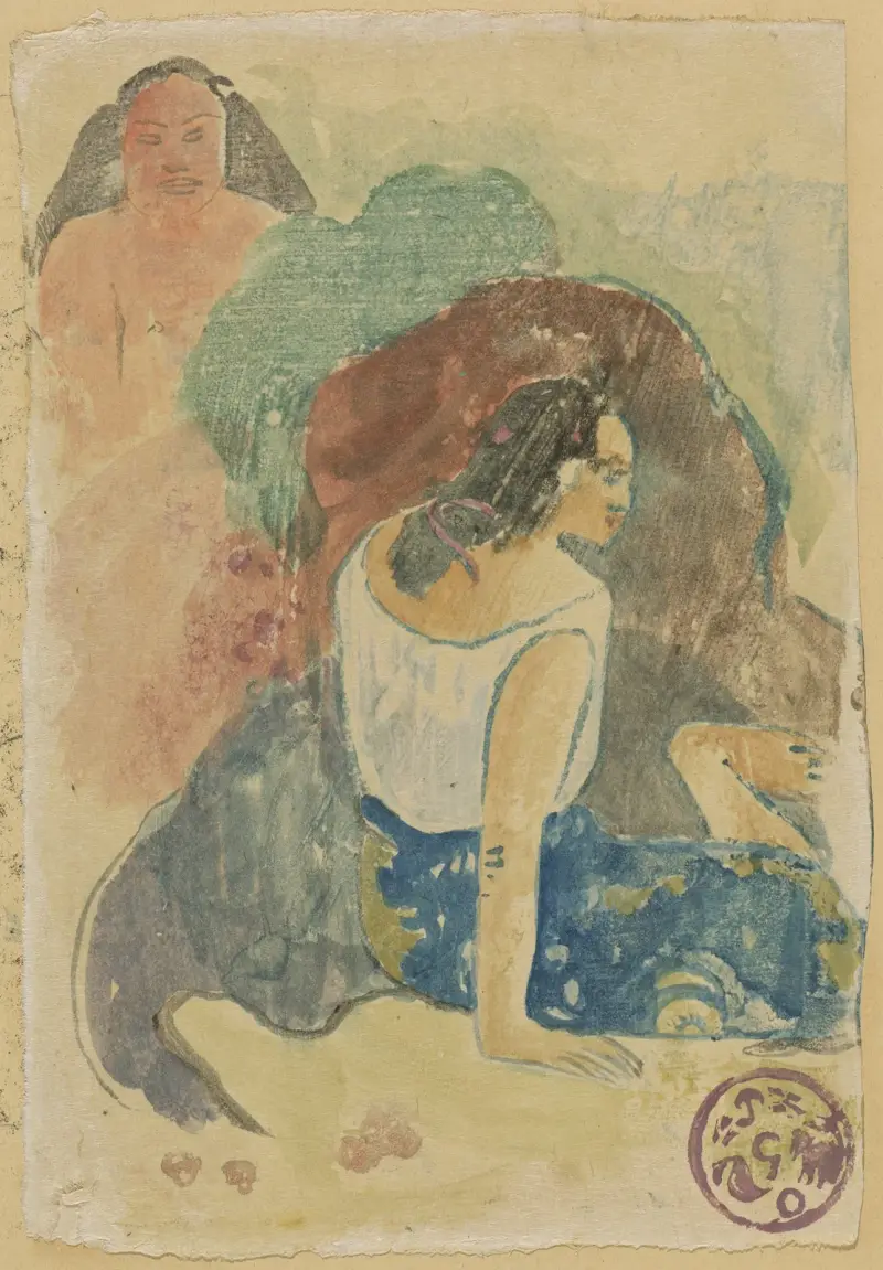 Arearea no Varua Ino (Words of the Devil) av Paul Gauguin
