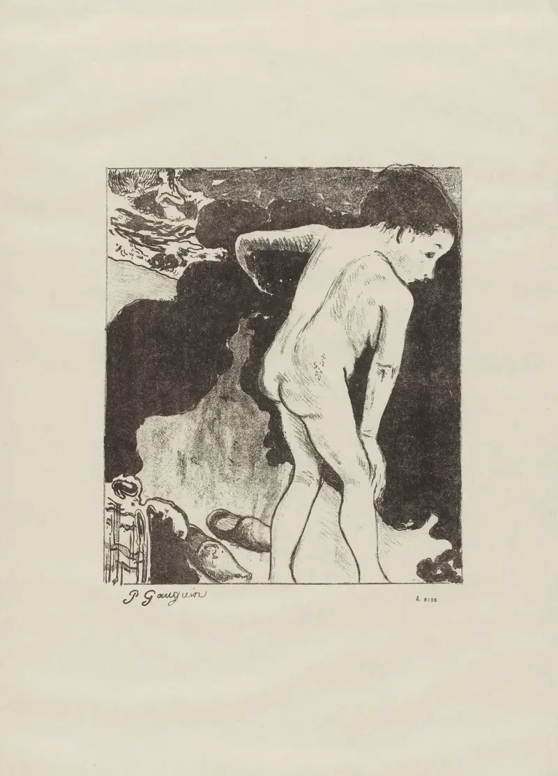 Bretonische Badende von Paul Gauguin