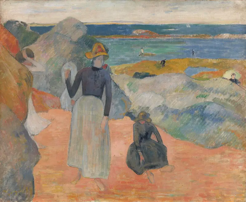 Strandszene von Paul Gauguin