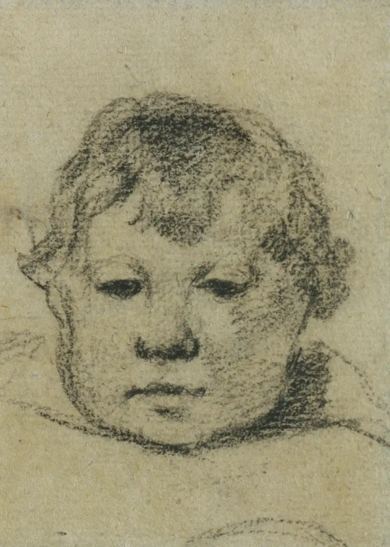 Emil Gauguin as a Child av Paul Gauguin