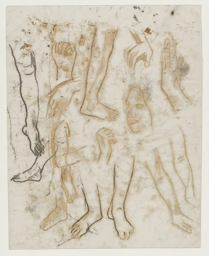 Étude pour la Orana Maria av Paul Gauguin