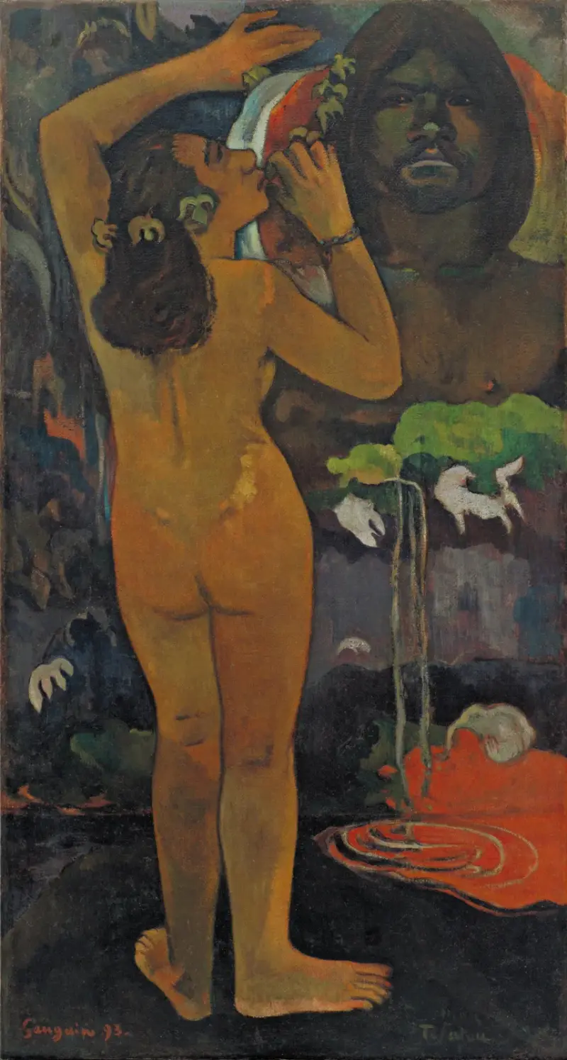 Hina Tefatou (Der Mond und die Erde) von Paul Gauguin