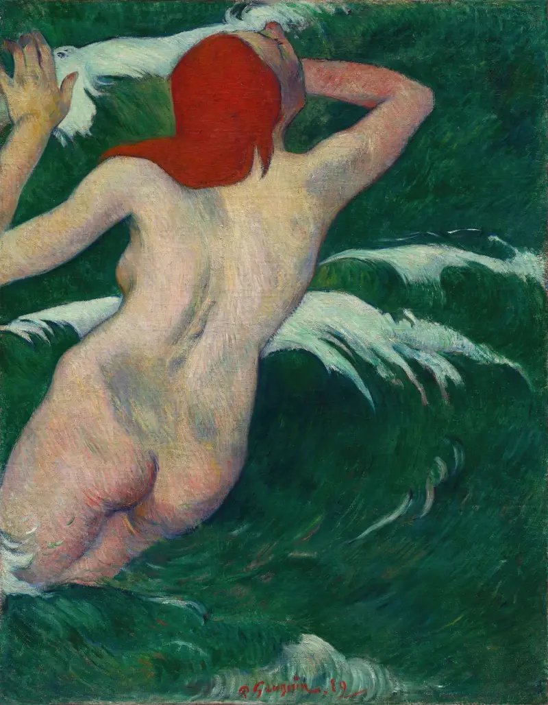 In den Wellen von Paul Gauguin