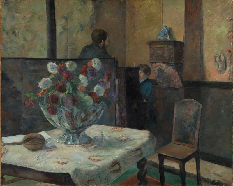 Interiér, Paul Gauguin