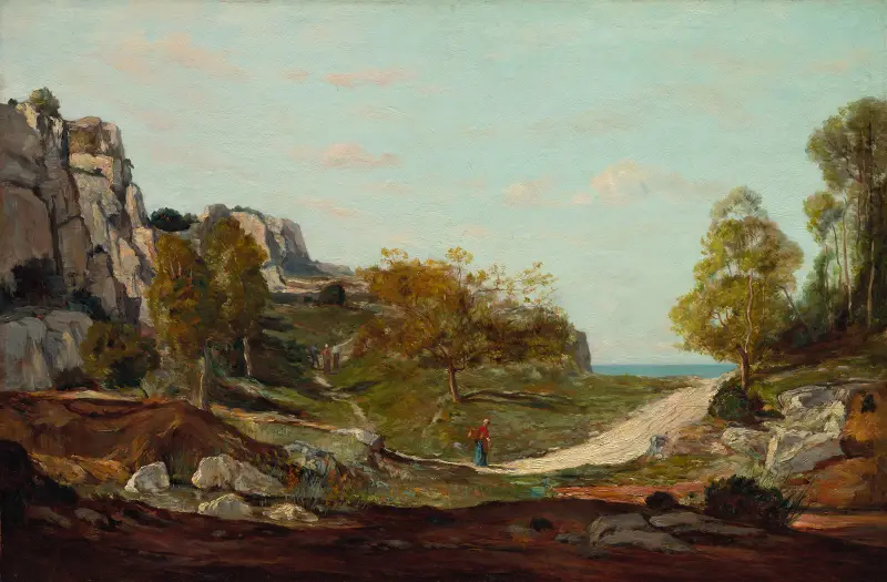 Landscape at Saint-André, Near Marseilles av Paul Gauguin