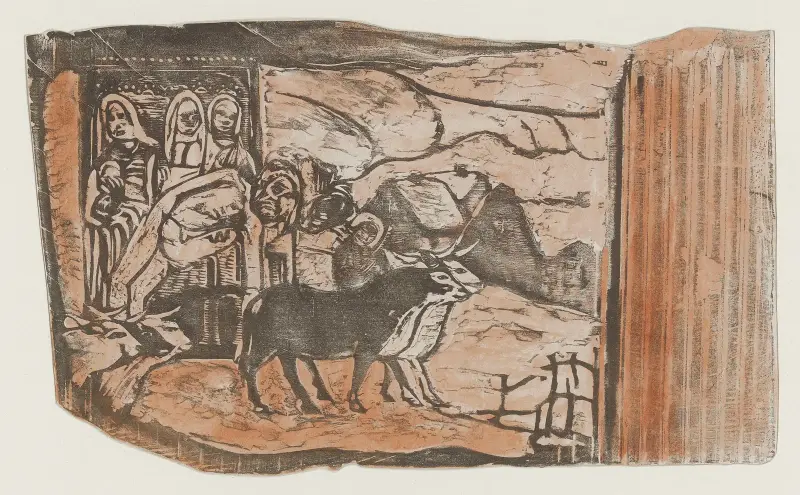 Le calvaire breton av Paul Gauguin