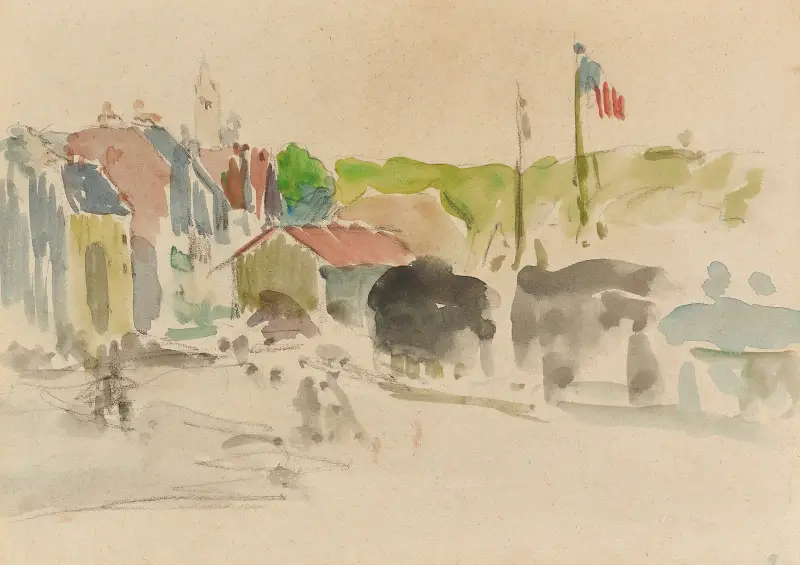 Das Dorf von Paul Gauguin