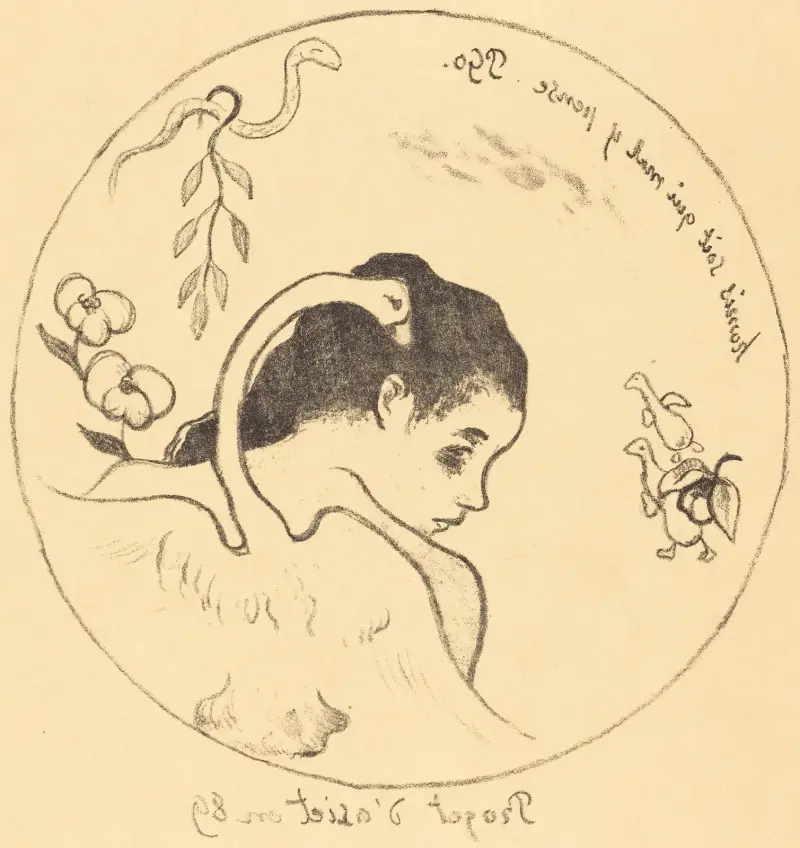 Leda (Umschlag) von Paul Gauguin