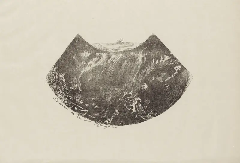Les drames de la mer av Paul Gauguin