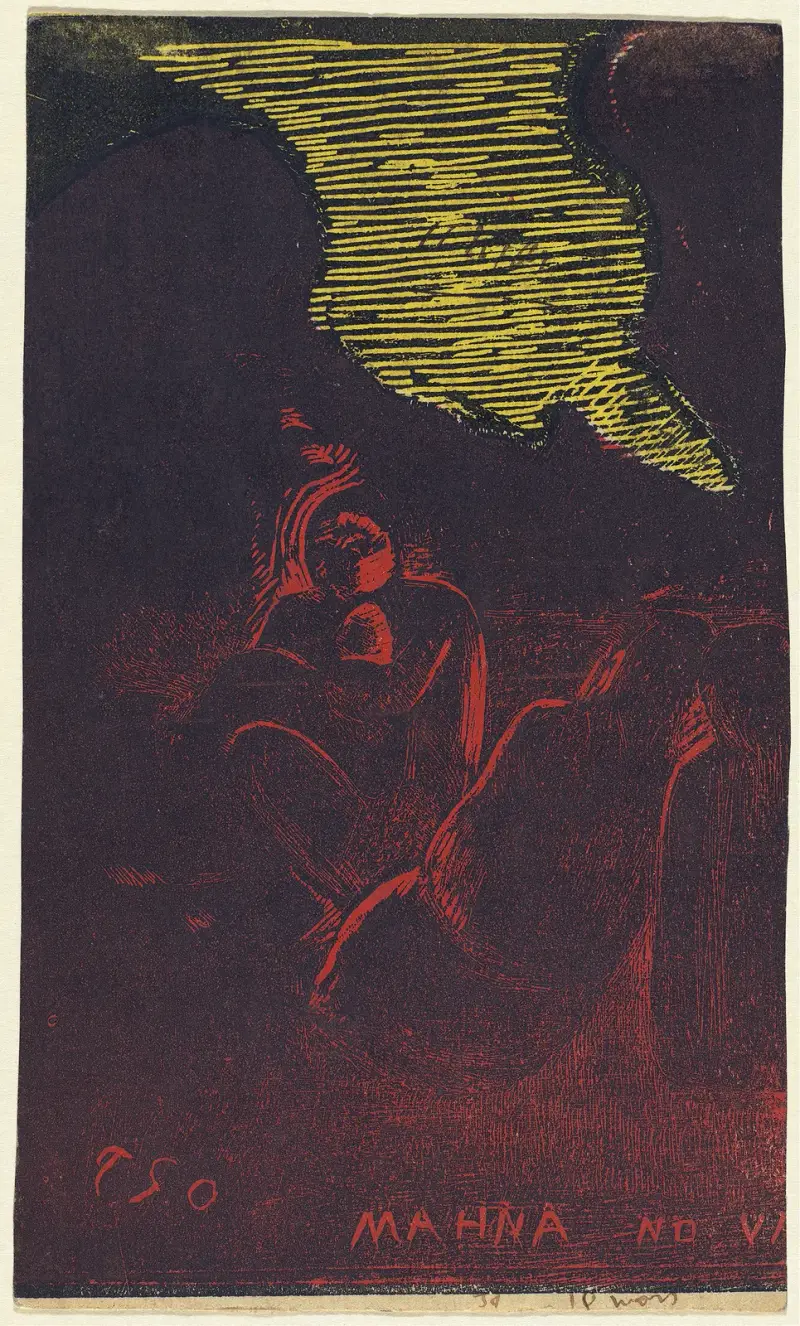 Demonen talar, 1894 av Paul Gauguin