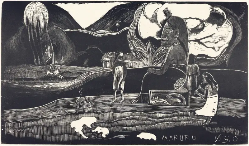 Maruru (Danke), 1894 – Nr. 2 von Paul Gauguin