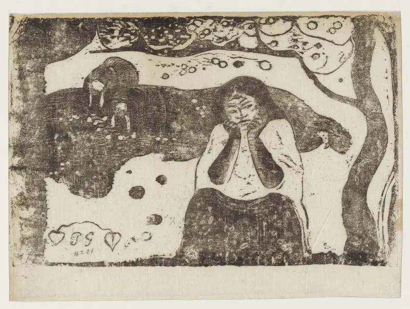 Misères humaines – nr 1 av Paul Gauguin