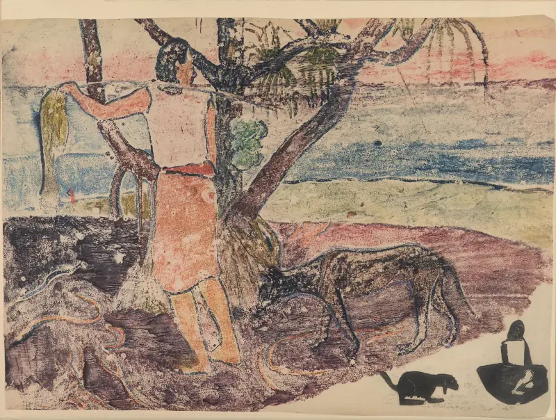 Noanoa Pl.02 av Paul Gauguin