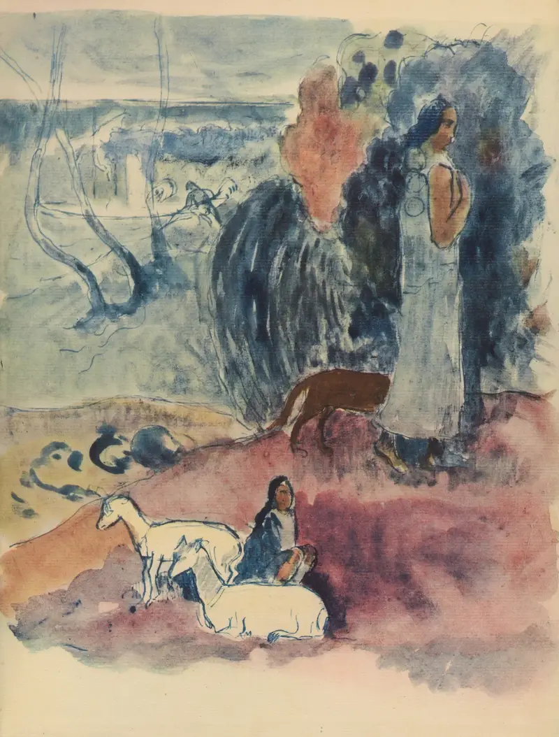 Noa Noa, Blatt 12 von Paul Gauguin