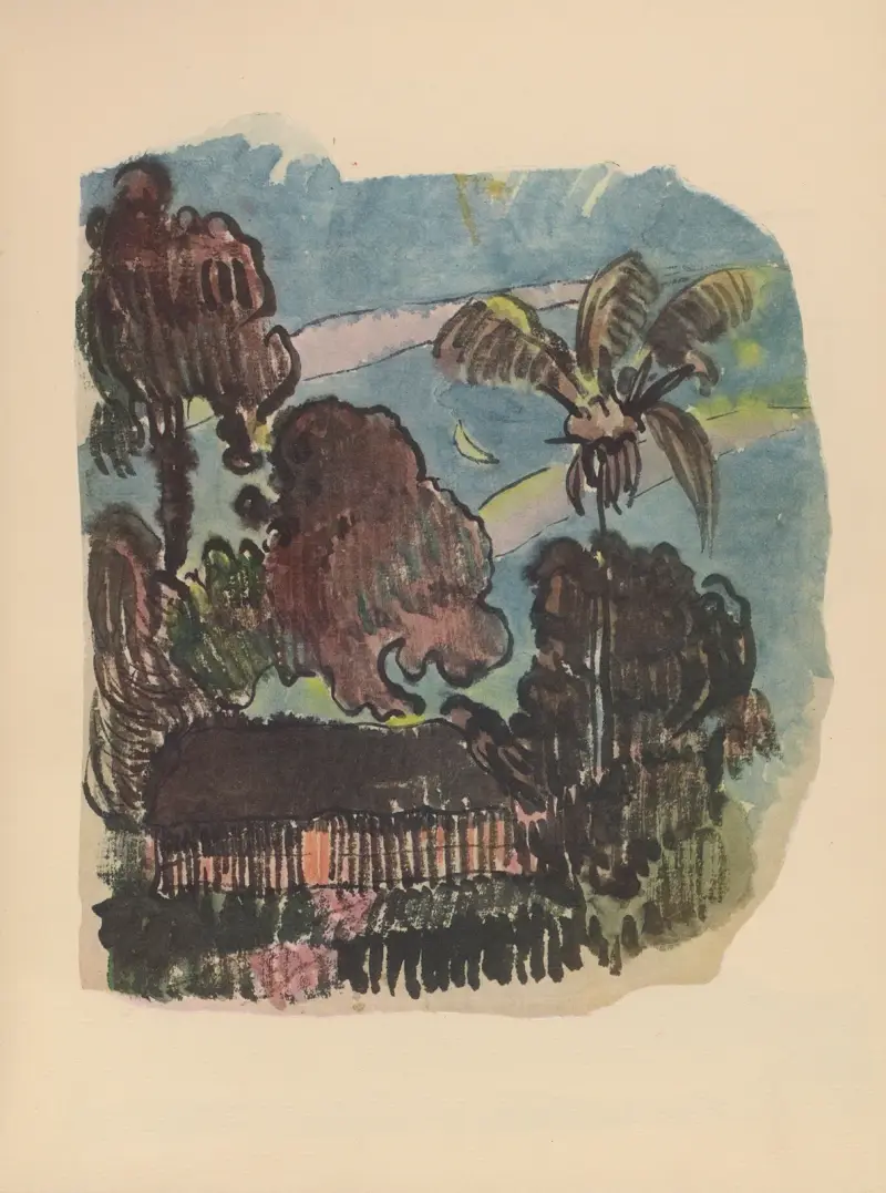 Noa Noa, Tafel 15 von Paul Gauguin