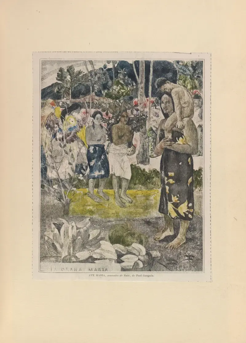 Noa Noa, Tafel 25 von Paul Gauguin