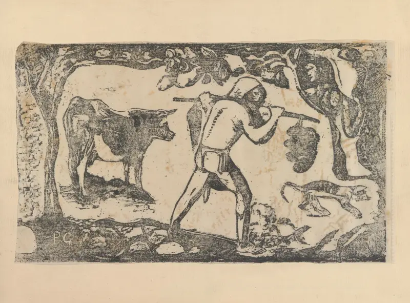 Noanoa Pl.37 von Paul Gauguin