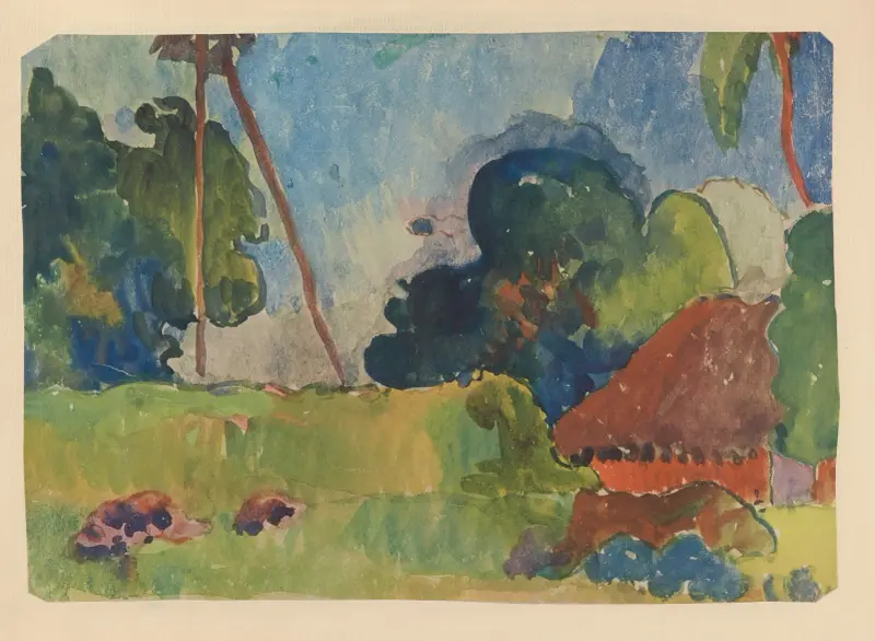 Noa Noa, Tafel 40 von Paul Gauguin